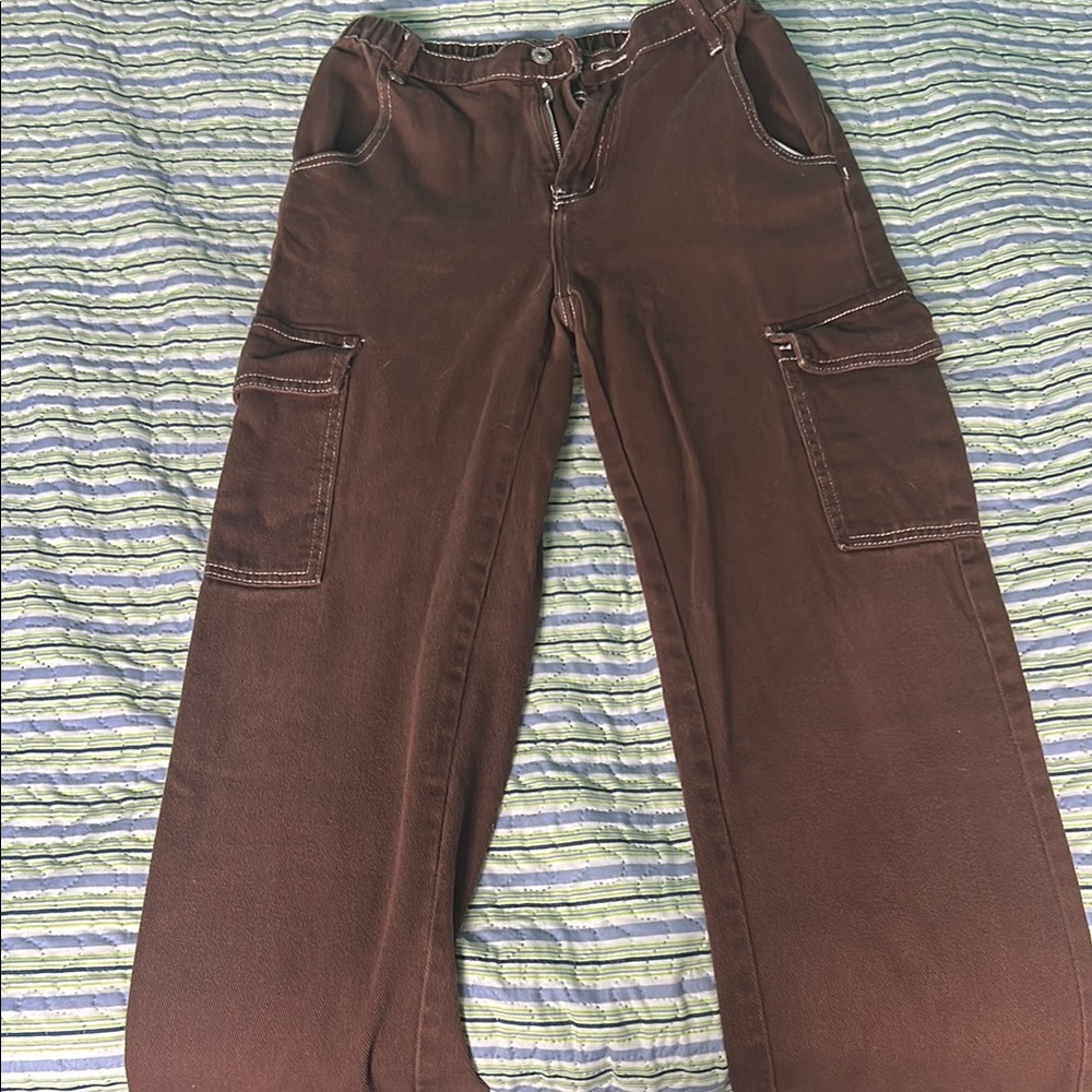 Brown Cargo Pants